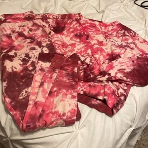 Ivory Ella Pink Tie Dye Matching Set